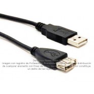 Cable extensión USB 2.0 A macho - A hembra 0.9 m